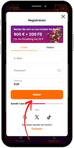 Konto erstellen