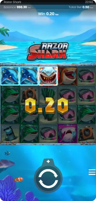 Razor Shark auszahlungstabelle symbole