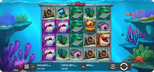 Razor Shark Grafiken und Musik