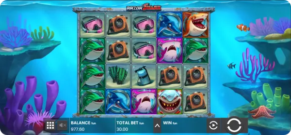 Razor Shark Nudge & Reveal feature