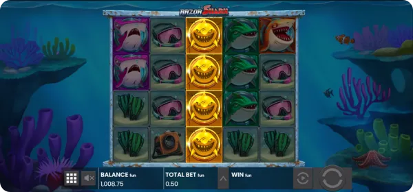Razor Shark Razor Reveal Feature