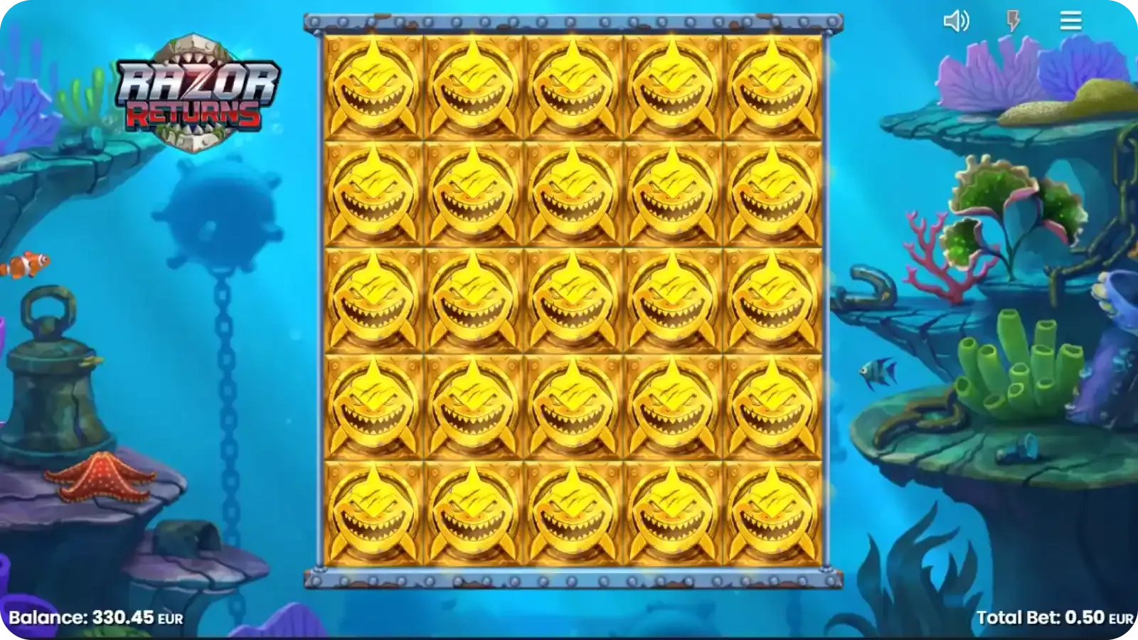 Razor Reveal Feature im Razor Shark