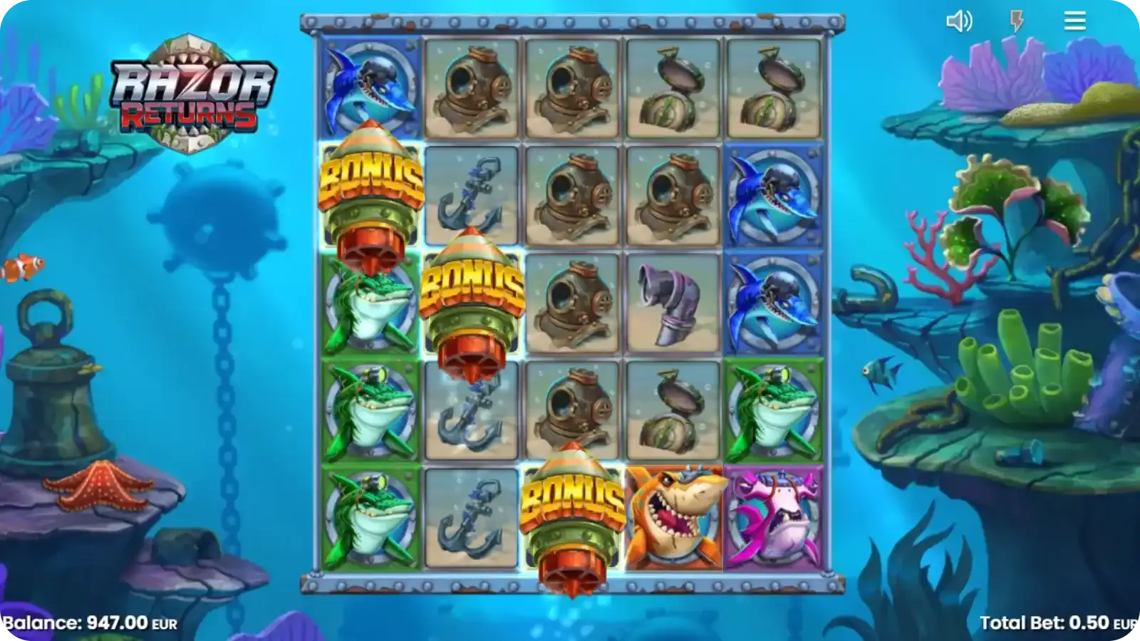 Razor Shark Scatter Symbol
