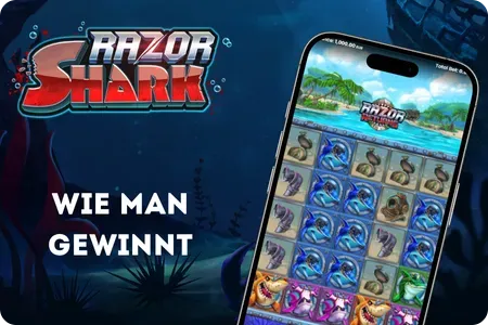 Wie man gewinnt im Razor Shark slot?