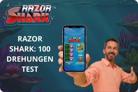 Razor Shark: 100 Drehungen Test